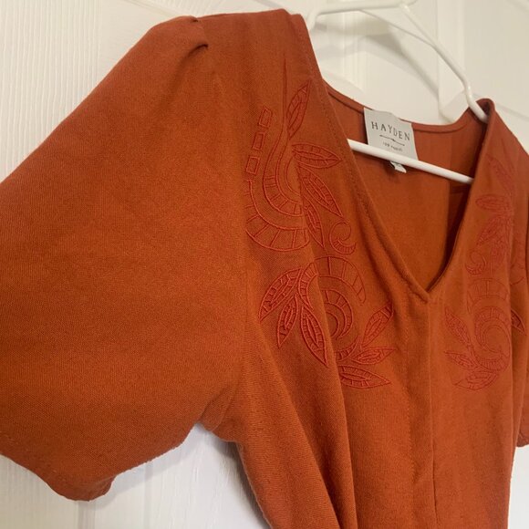 Hayden Los Angeles Rust Dress - Picture 4 of 5